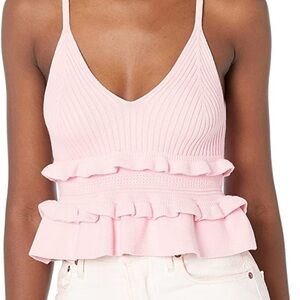 BCBGeneration Ruffle Knit Top